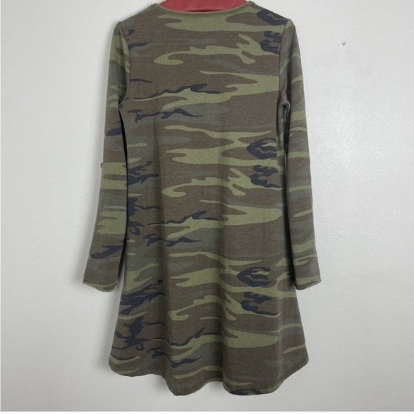 Z Supply Long Sleeve Camo Dress Camouflage Size Small - Picture 15 of 16